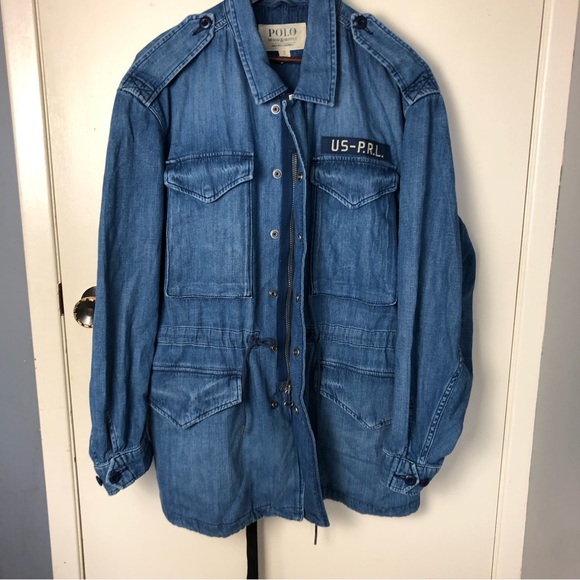 Polo Ralph Lauren Denim Utility jacket size M- - Picture 1 of 11
